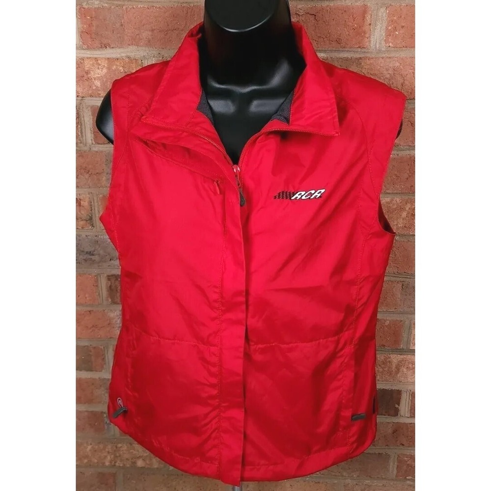Richard Childress Racing Chevy Womens Small Zip Stormtech Vest Red‎ Jacket